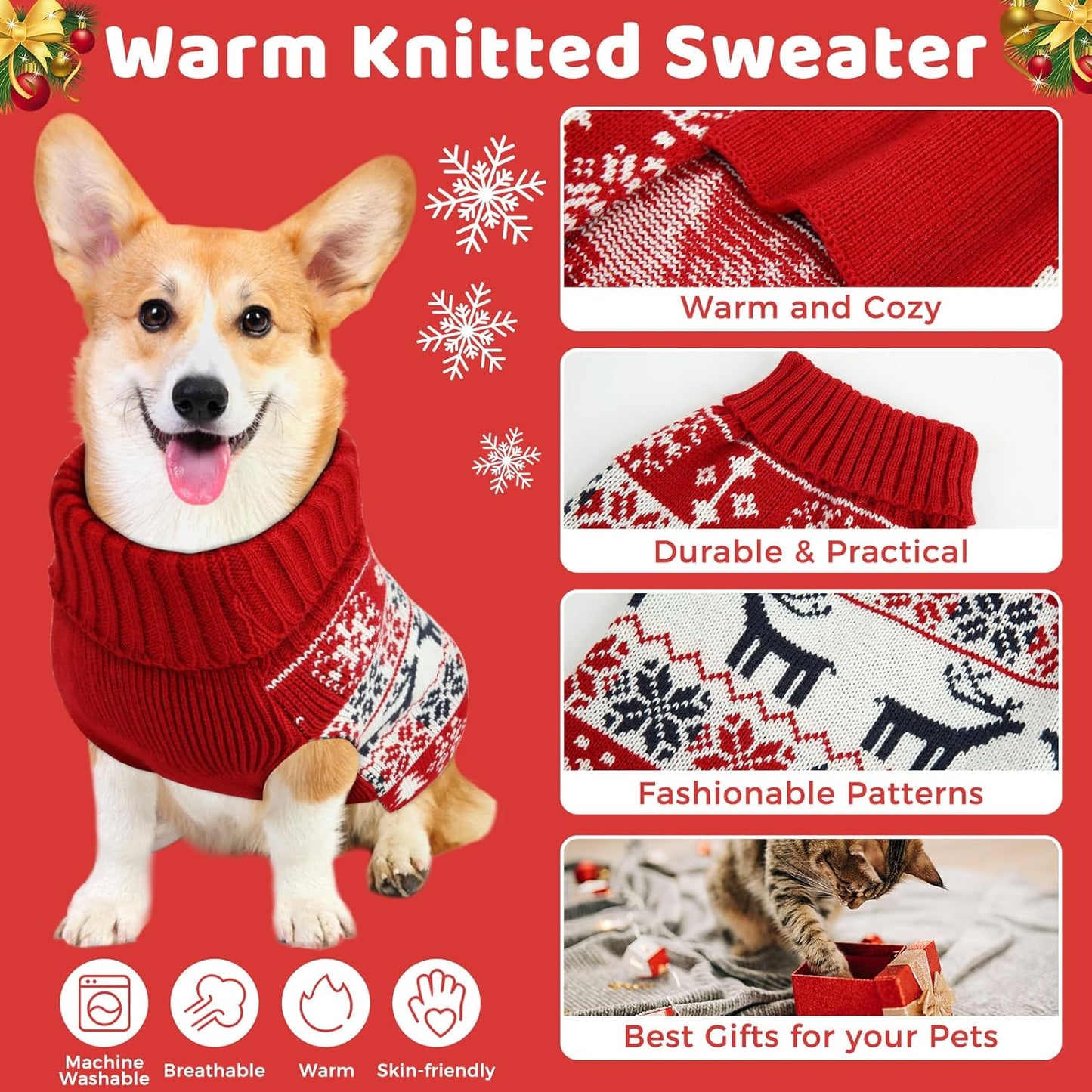 Dog Christmas Sweater