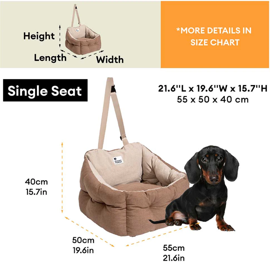Dog Car Seat Bed