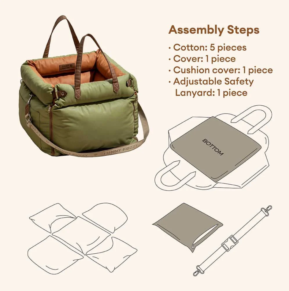 Dog Travel Carrier Seat