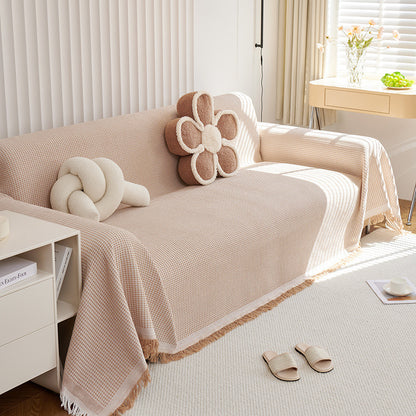 Soft Knit Sofa Cover