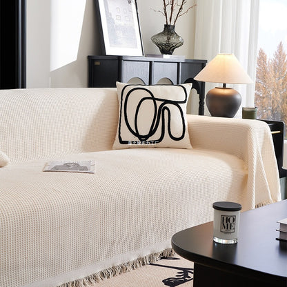 Soft Knit Sofa Cover