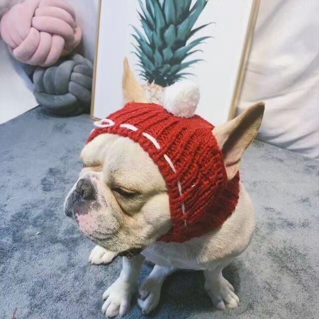 Frenchie Winter Knit Beanie